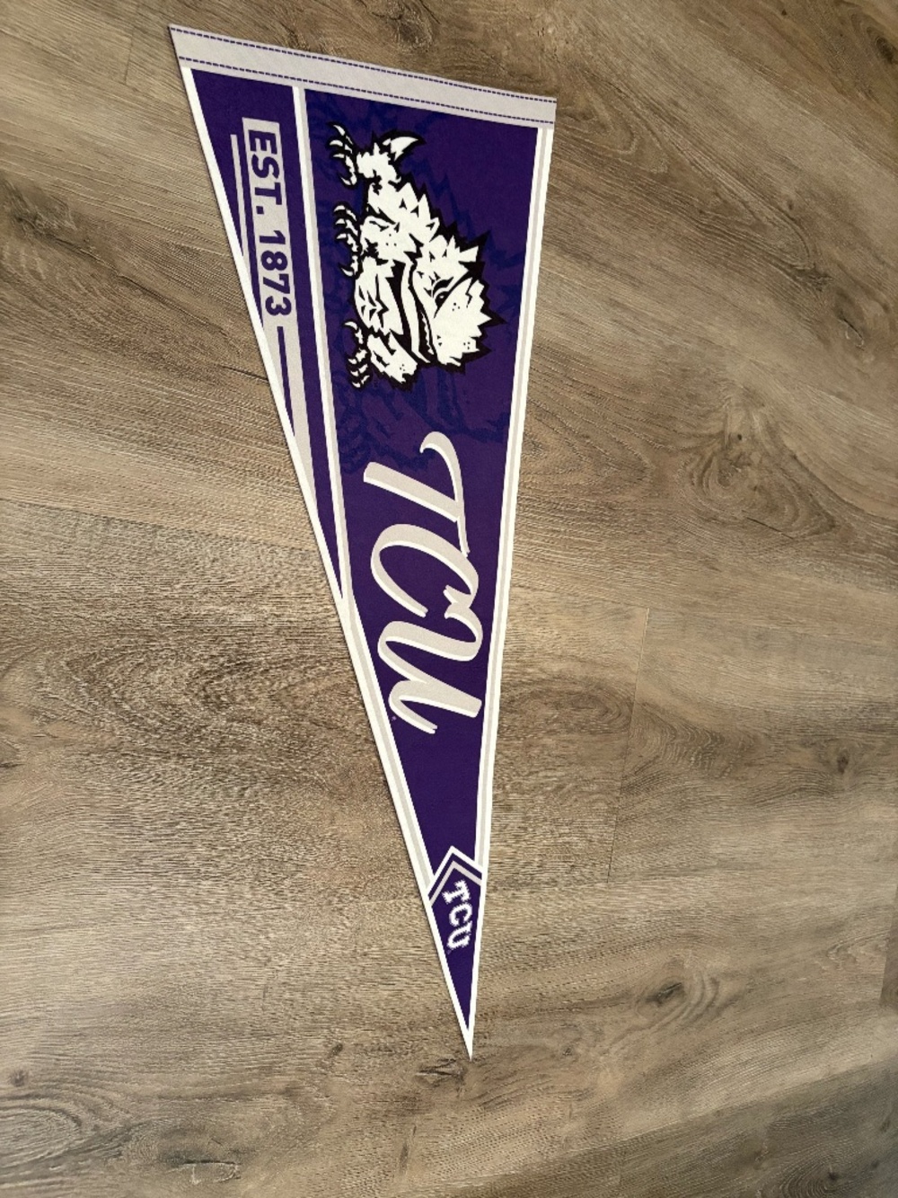 Rico Industries NCAA TCU 12" x 30" Felt Pennant